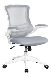 Ergo Grey Mesh Home Office Chair - White Frame