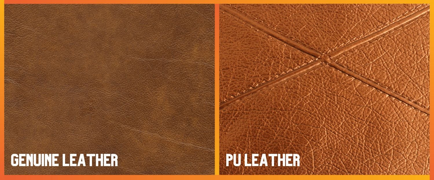 genuine leather vs pu leather