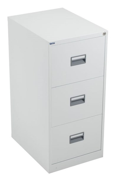 Mod White Steel Filing Cabinets