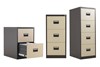 Mod Brown Steel Filing Cabinets