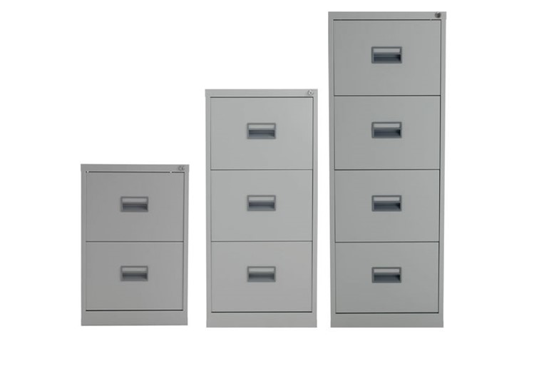 Mod Grey steel Filing Cabinets