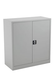 Mod Grey Steel 2 Door Cupboard - 1000mm 