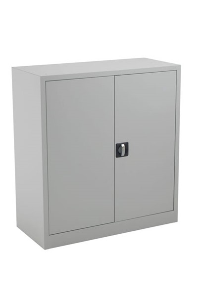 Mod Grey Steel 2 Door Cupboard