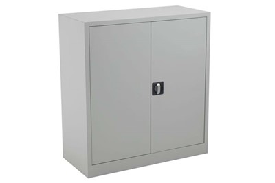 Mod Grey Steel 2 Door Cupboard