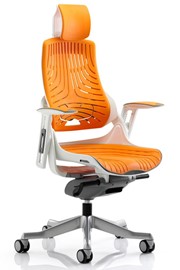 Zephyr Elastomer Chair - Orange