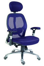 Cobham Luxury Mesh Back Office Chair - Blue