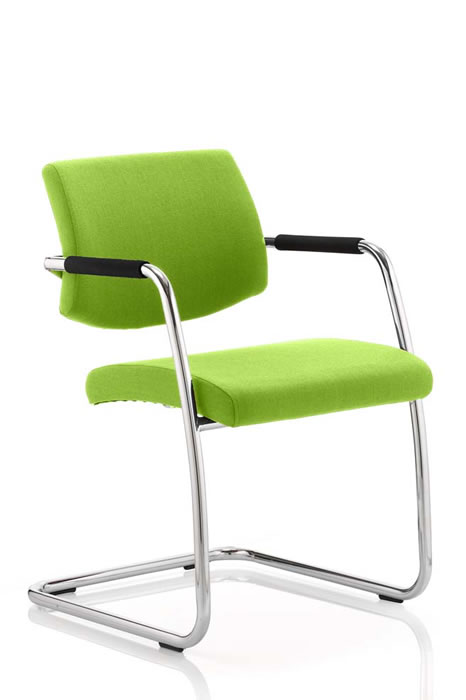 View Green Fabric Upholstered Visitor Chair Havanna information