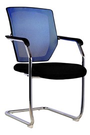 Texas Mesh Visitor Chair - Blue 