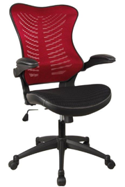 Dakota Mesh Office Chair - Red 