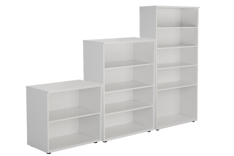 Kestral White Bookcase