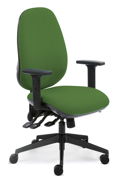 View Green Ergonomic Operator Chair Tested To 28 Stones Height Adjustable Backrest Seat Slide Adjustment Adjustable Lumber Posture Plus information
