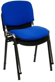 Chrome Conference Chair - Charcoal With Arms