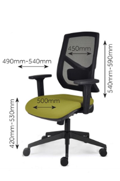 Posture Mesh Operator Chair