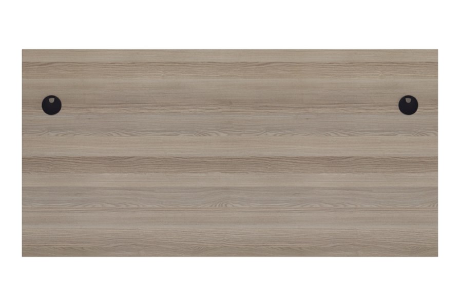 Kestral Grey Oak Rectangular Panel Desk