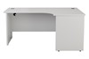 Kestral White Panel Corner Workstation
