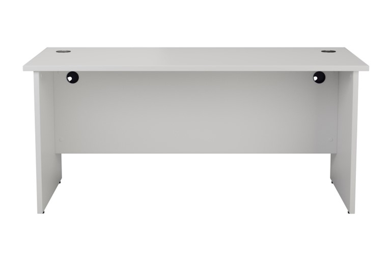 Kestral White Rectangular Panel Desk