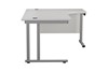 Kestral White Cantilever Corner Workstation