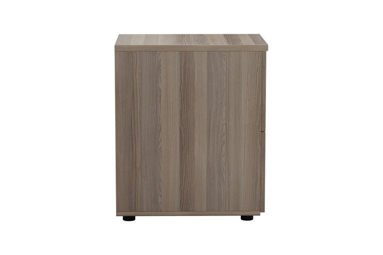 Kestral Grey Oak 2 Drawer Filing Cabinet