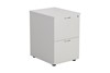 Kestral White 2 Drawer Filing Cabinet