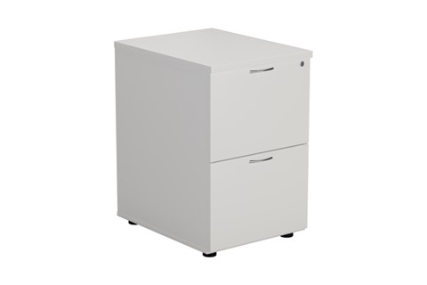 Kestral White 2 Drawer Filing Cabinet