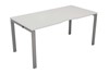 Kestral White 1 Person Single Bench Desk