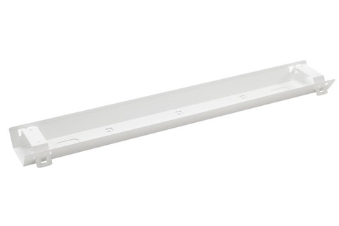 Single Horizontal Cable Tray - White 