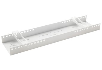 Double Horizontal Cable Tray - 1215 White 