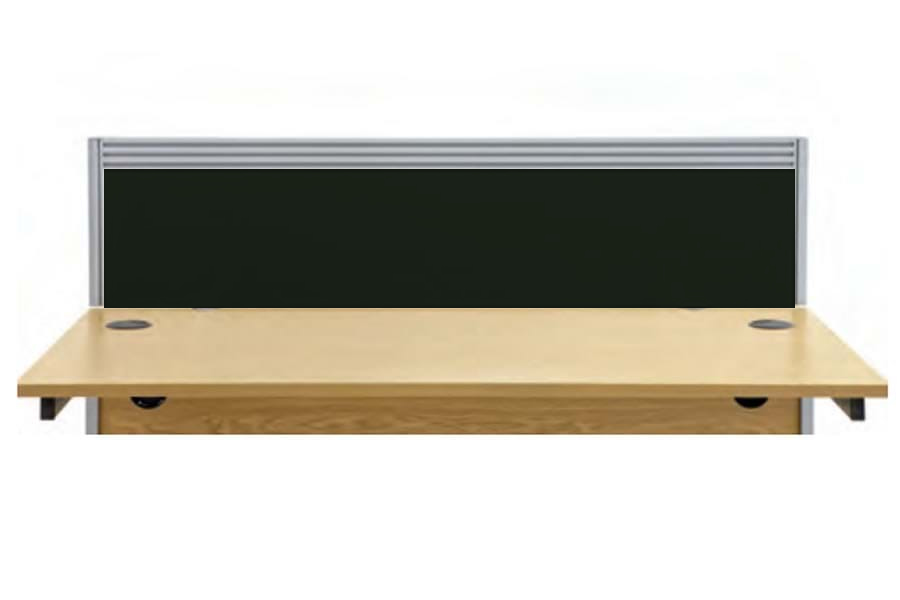 View Kestral Toolrail Rectangular Office Desk Screen 4 Sizes 10 Colour Options information
