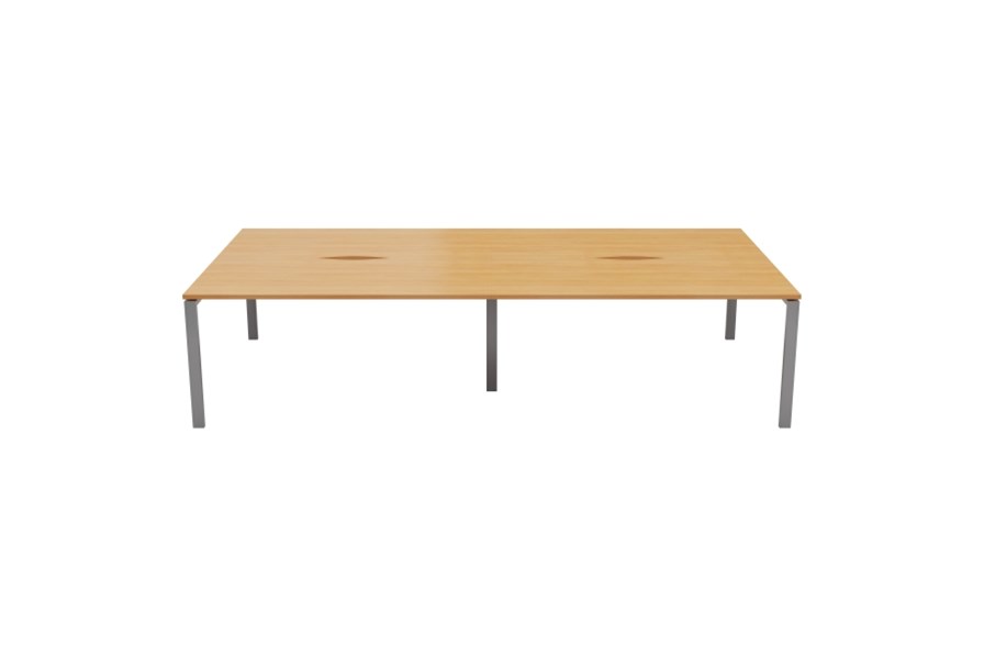 Kestral 4 Person Double Bench Desk
