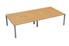 Kestral 4 Person Double Bench Desk