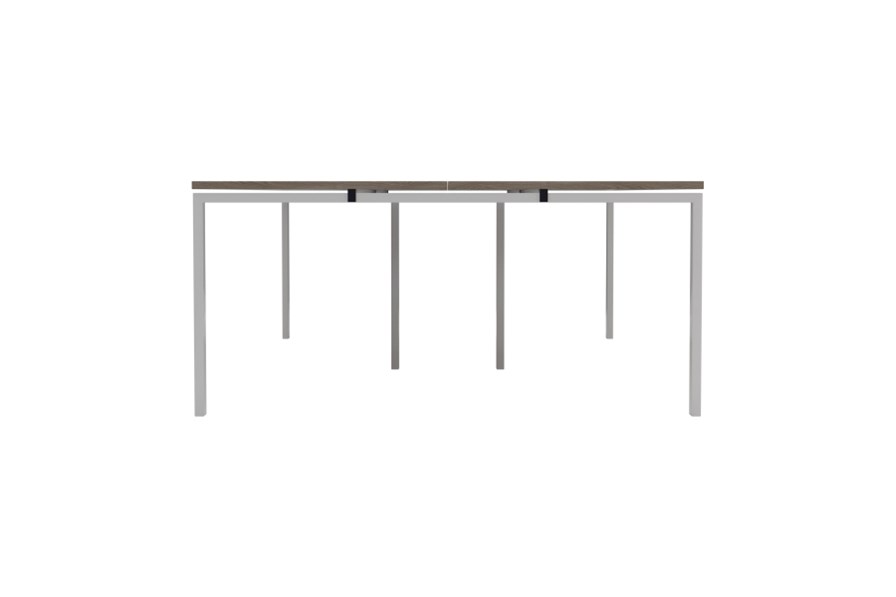 Pinch or double click to zoom Kestral Grey Oak 4 Person Double Bench Desk