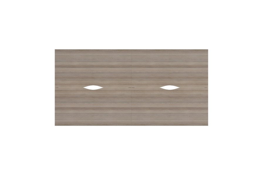 Pinch or double click to zoom Kestral Grey Oak 4 Person Double Bench Desk