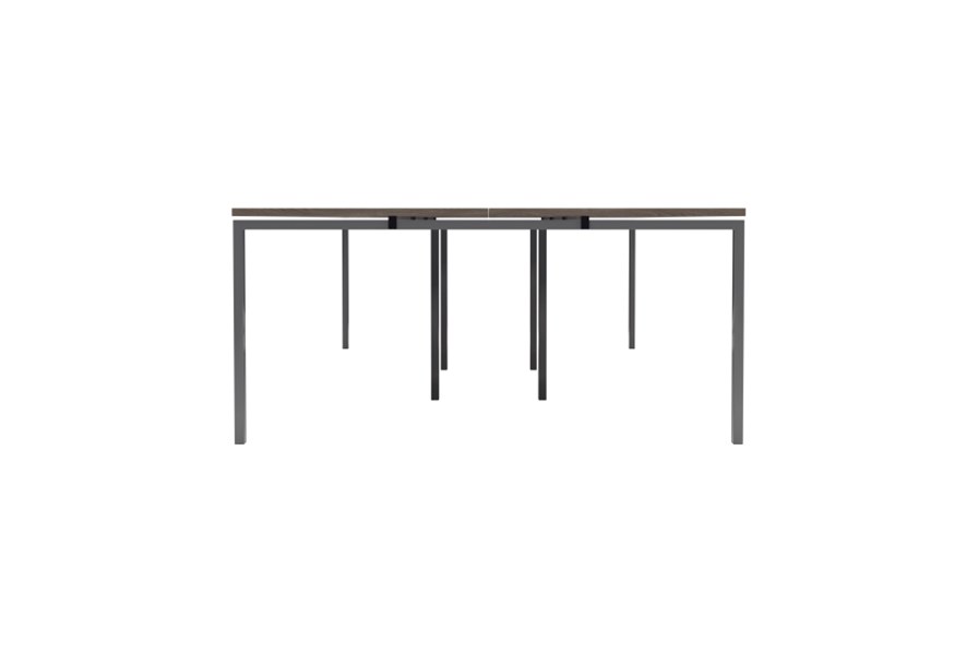 Kestral Grey Oak 6 Person Double Bench Desk