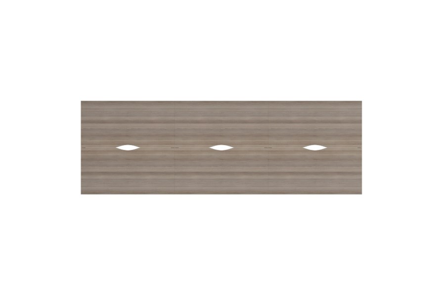 Kestral Grey Oak 6 Person Double Bench Desk