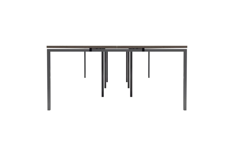 Kestral Grey Oak 8 Person Double Bench Desk