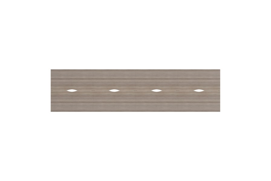 Kestral Grey Oak 8 Person Double Bench Desk