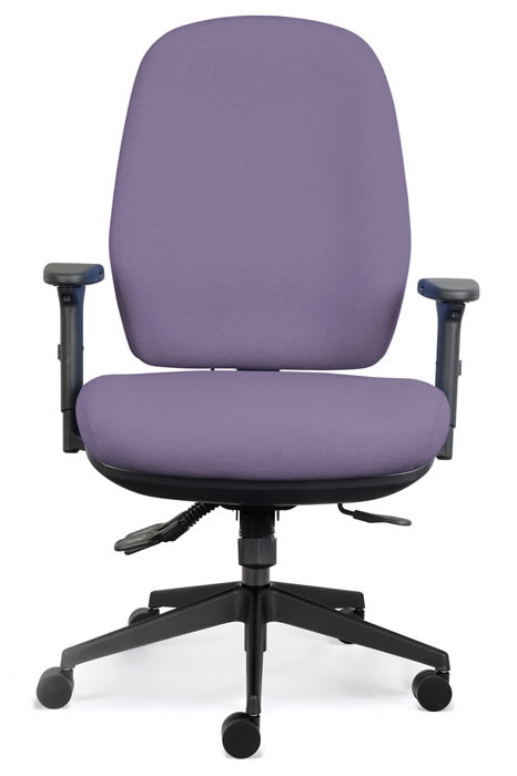 View Purple Bariatric Office Chair Large Deeply Padded Seat Ratchet Backrest Height Adjustment 28 Stone Tested Torque Positiv information