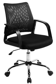 Calypso Black Medium Back Mesh Desk Chair