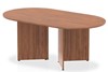 Nova Walnut 1800 Boardroom Table Panel Leg