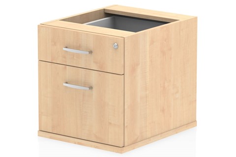 Solar Maple Fixed Pedestal - 2 Drawer 