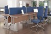 Price Point Beech Rectangular Cantilever Desk