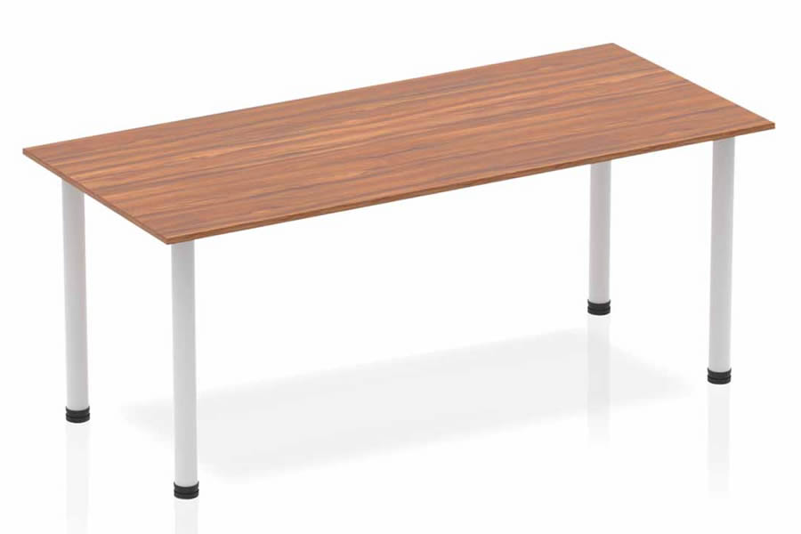 View 1800mm Straight Office Meeting Table Nova Walnut information