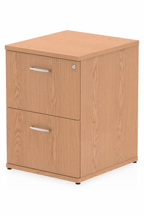 Norton Oak 2 Drawer Filing Cabinet
