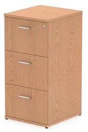 Norton Oak 3 Drawer Filing Cabinet