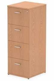 Norton Oak 4 Drawer Filing Cabinet