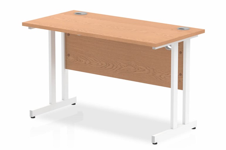 Norton Oak Rectangular Cantilever Desk