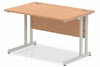 Norton Oak Rectangular Cantilever Desk