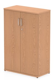 Norton Oak Tall Office Cupboard - 1200mm High