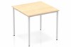 Solar Maple Straight Table Box Frame Leg Silver