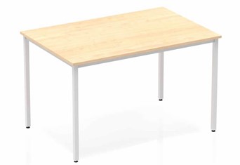 Solar Maple Straight Table Box Frame Leg Silver - 1200mm 